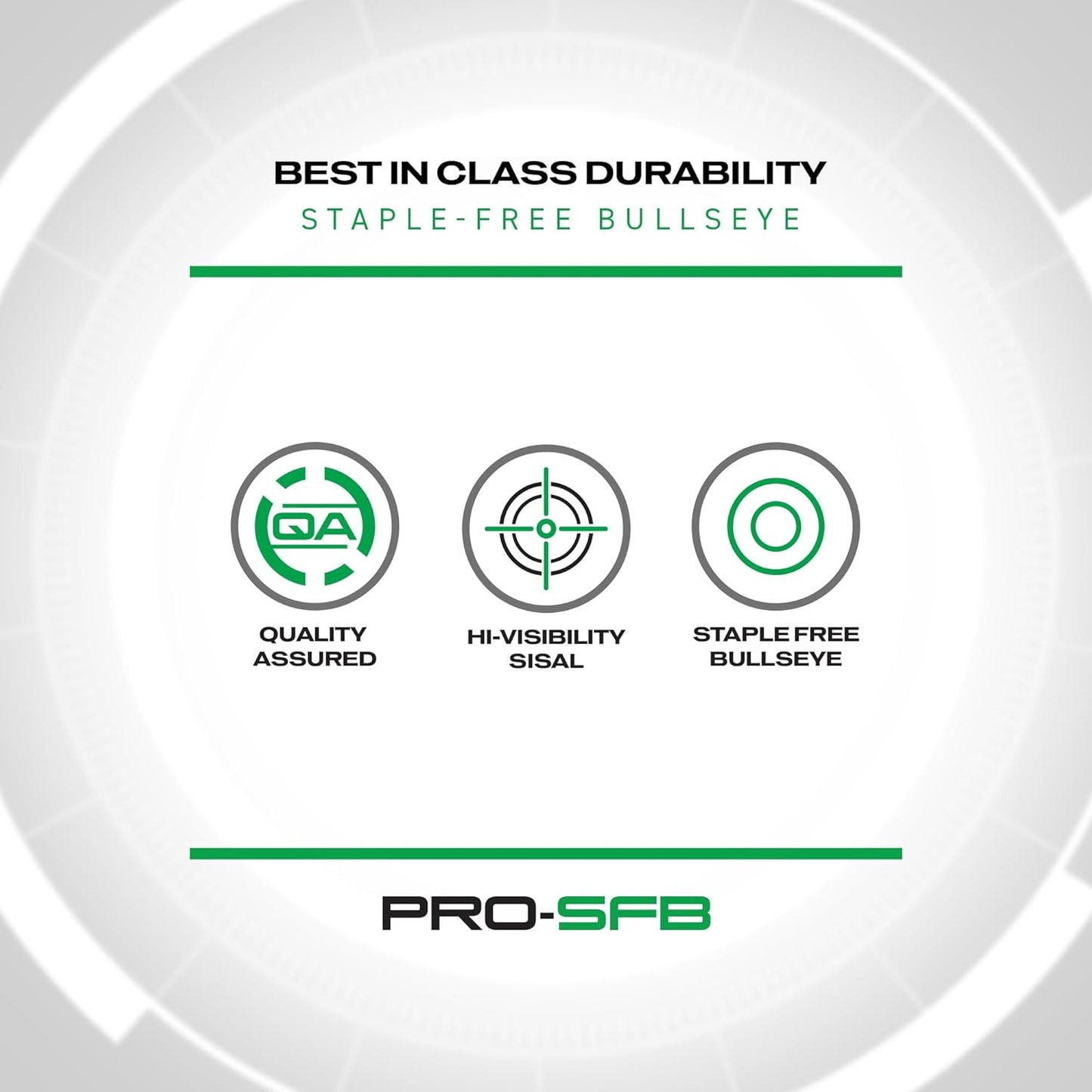 Darts Pro SFB Bristle Dart Board | Professional Staple Free Bullseye Dartboard
